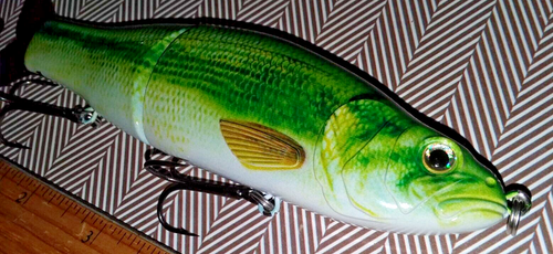#C BASS CCL 6.5" 1.9 oz Jointed Sinking Minnow Glide Bait Swim Bait Fishing Lure - Picture 3 of 7