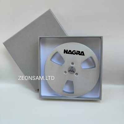 One Pair 5'' Nagra Tape Reel gold Aluminum Reel to Reel Empty Take up Reel