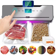 With Cutter LED Commercial Vacuum Sealer Machine Seal a Meal Food Saver System