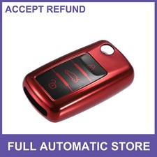 Car Remote Key Fob Cover Protector 3 Button Single Custom For Vw Tiguan 2009-201