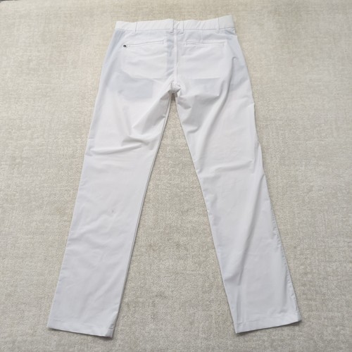 Greyson Montuak Golf Pants Mens 32x30* Performance Chino Trouser White Stretch - Imagen 2 de 18