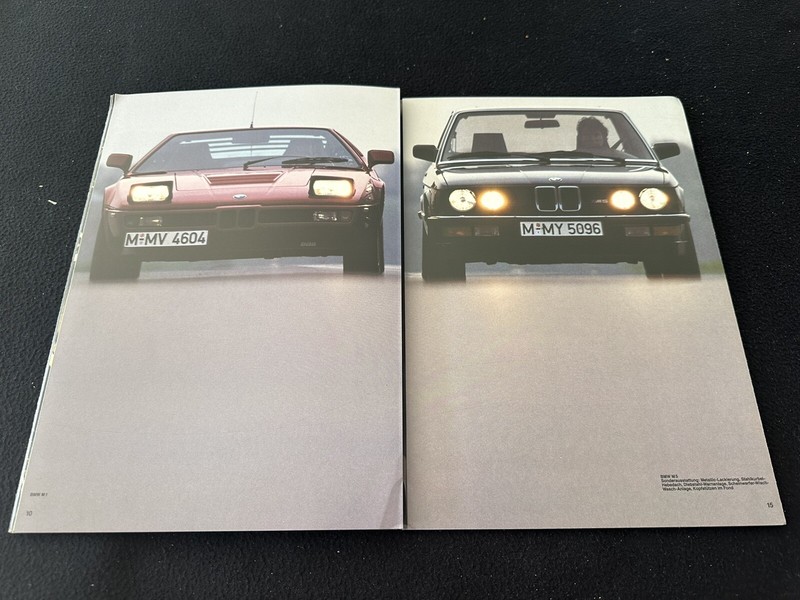 1986 BMW GERMAN Innovation & Technology Brochure M1 M5 635CSi 325 535i Catalog