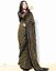 thumbnail 2  - Indian Bollywood Designer Black Georgette Sequins Work Party Wear Saree