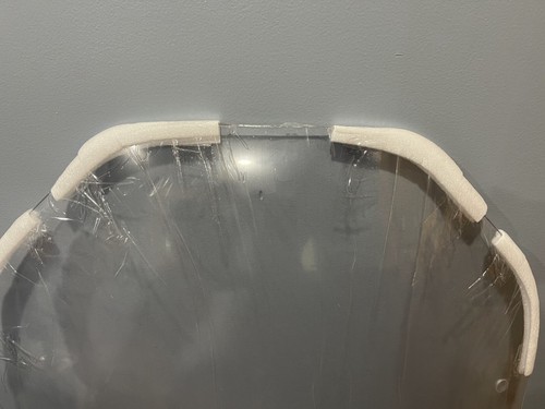 1/4" Caterpillar D Polycarbonate Skid Steer Door - Picture 3 of 6