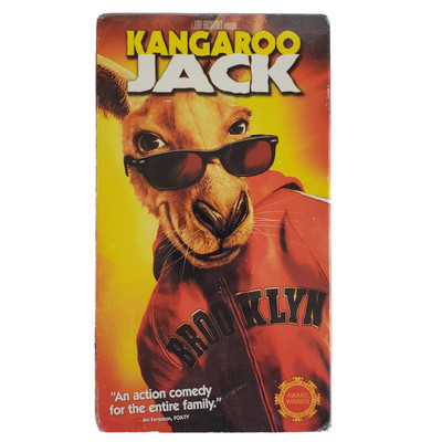 Kangaroo Jack VHS Video Movie Comedy 2003 Jerry O'Connell Christopher Walken