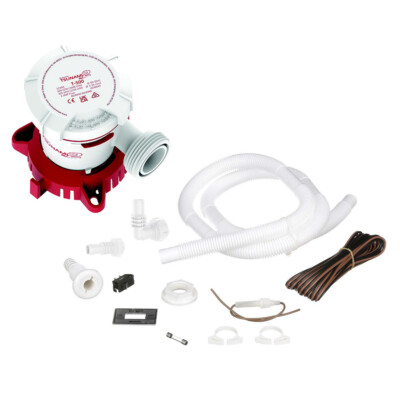 Attwood Tsunami MK2 T500 Manual Bilge Pump w/Installation Kit - 500 GPH & 12