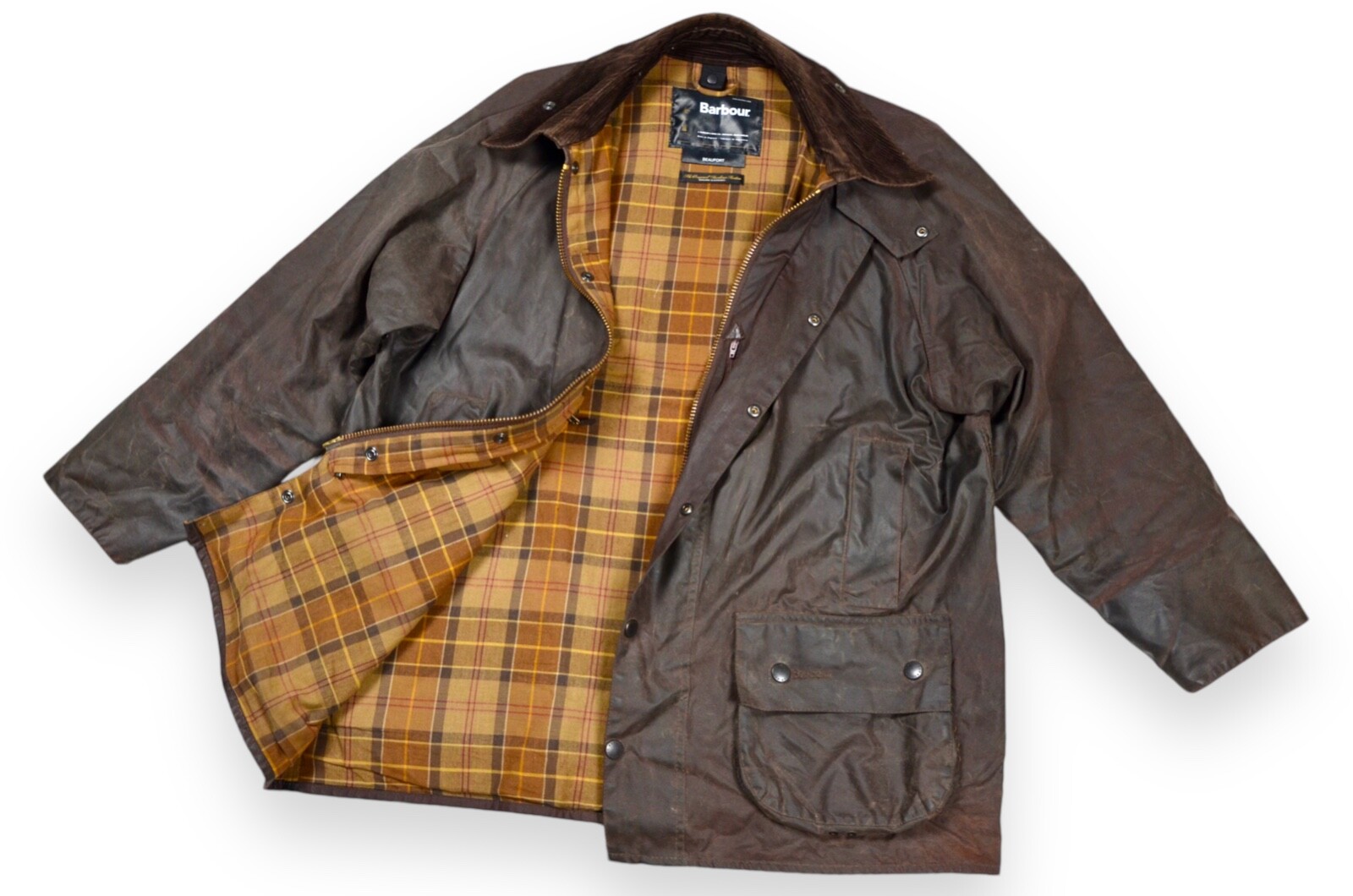 Men's Barbour Beaufort Jacket Wax Brown A231 England Classic Size C46/117cm