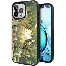 Phone Case, TPU Protective Case Cute Kawaii White Cat Scratch-Resistant Cover