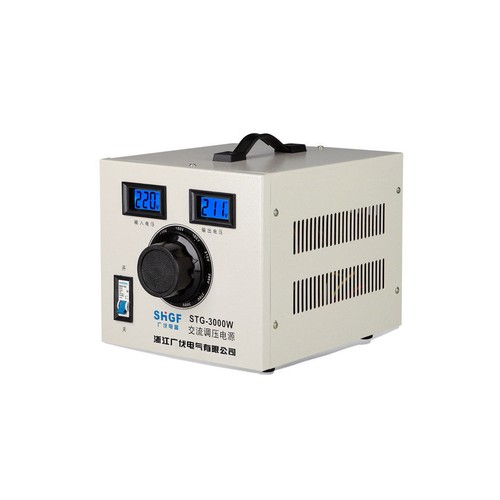 220V Voltage Regulator Adjustable 0-300V AC Voltage Regulator Power Supply 3KW - Foto 1 di 7