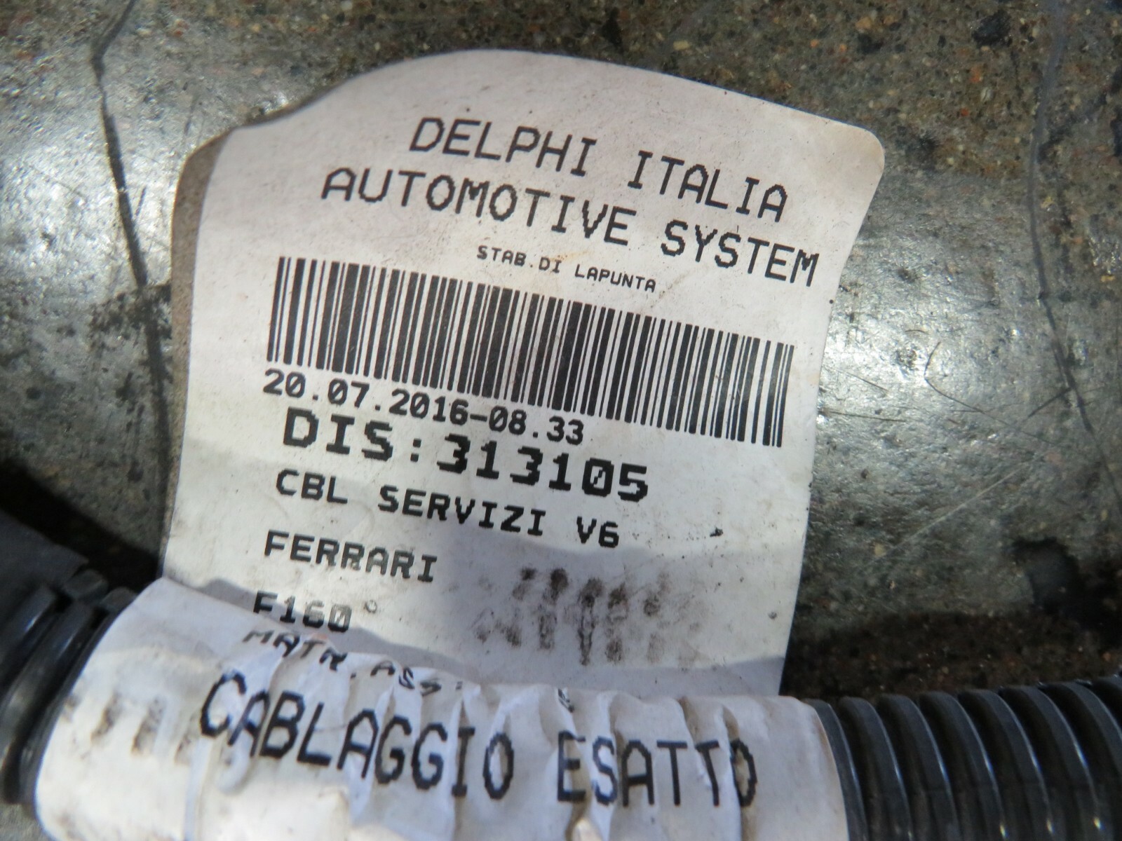 Maserati Quattroporte, Engine Power Wire Harness, Used, P/N 313105