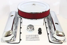 Oldsmobile Chrome Engine Dress Up Kit Valve Covers Washable Air Cleaner Olds 455