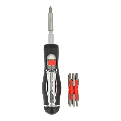 Carolus by GEDORE Schraubendreher mit Magazin und Ratsche 13 Bits Teleskop