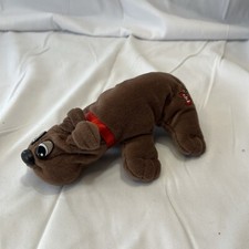 Tonka Vintage 80s Pound Puppy 8" Rumple Skin Brown Dog