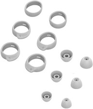 Samsung Galaxy Buds Replacement Ear Gels 12 Piece Set Wingtips Ear tips SILVER