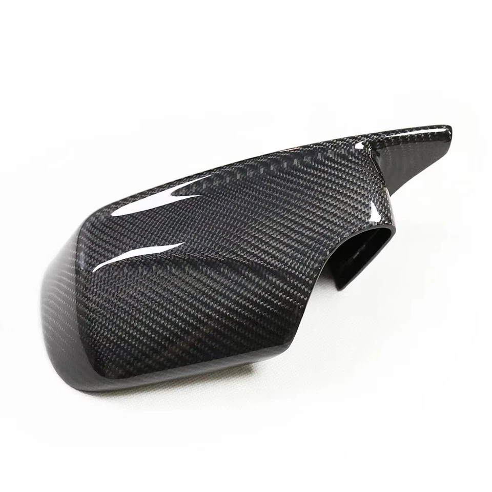 Tapas de cubierta de espejo retrovisor lateral de fibra de carbono para BMW E46 98-05 sedán 325i 328i 330i Foto 3 de 4