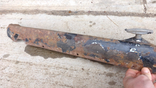1938 Ford Truck UPPER DASH RAIL Original pickup panel - Picture 8 of 14