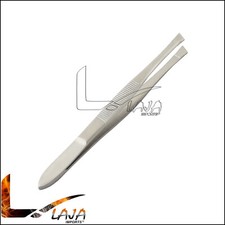 Strong Metal Tweezers Professional Eyebrow Facial Hair Remover Stainless Steel