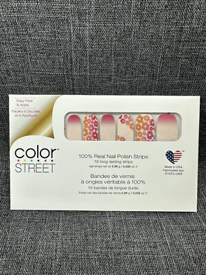 Color Street Nail Polish Strips GROW WITH THE FLOW Flowers Shimmer Glitter New