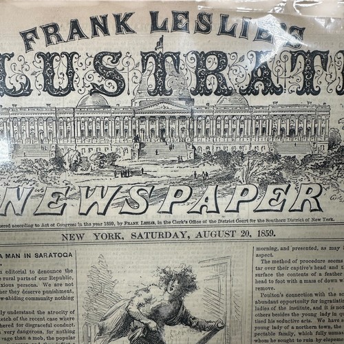 Antique Lot of 4 Old Magazines Harpers Weekly and Frank Leslie's 1866-1908 - Picture 12 of 15
