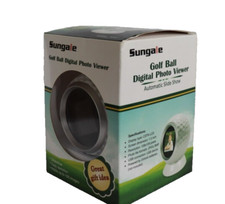 New in box- Sungale Golf Ball Digital Photo Viewer-Automatic Slide Show