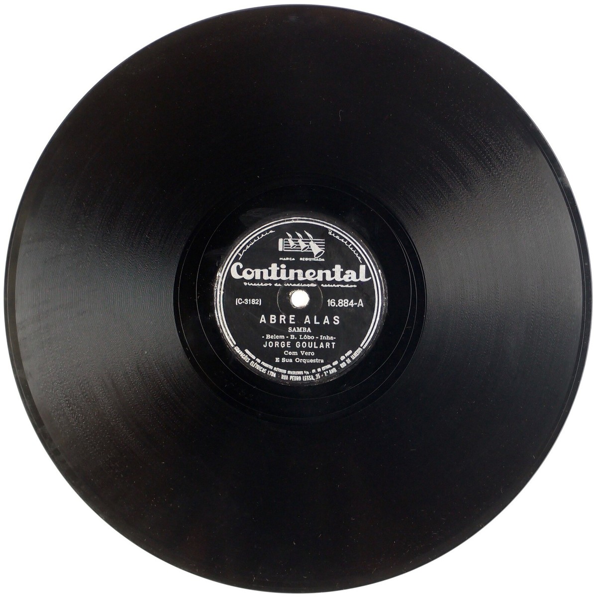 Djalma Dias ブラジル JORGE GOULART: Abre Alas Samba BRAZIL Continental 16.884