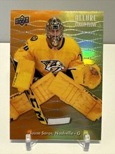 2023-24 Upper Deck Allure Orange-Yellow Color Flow #CF-4 Juuse Saros