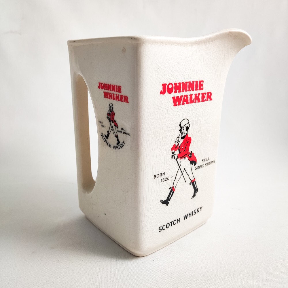 JOHNNIE WALKER SCOTCH WHISKY WATER JUG WADE REGENCY LONDON