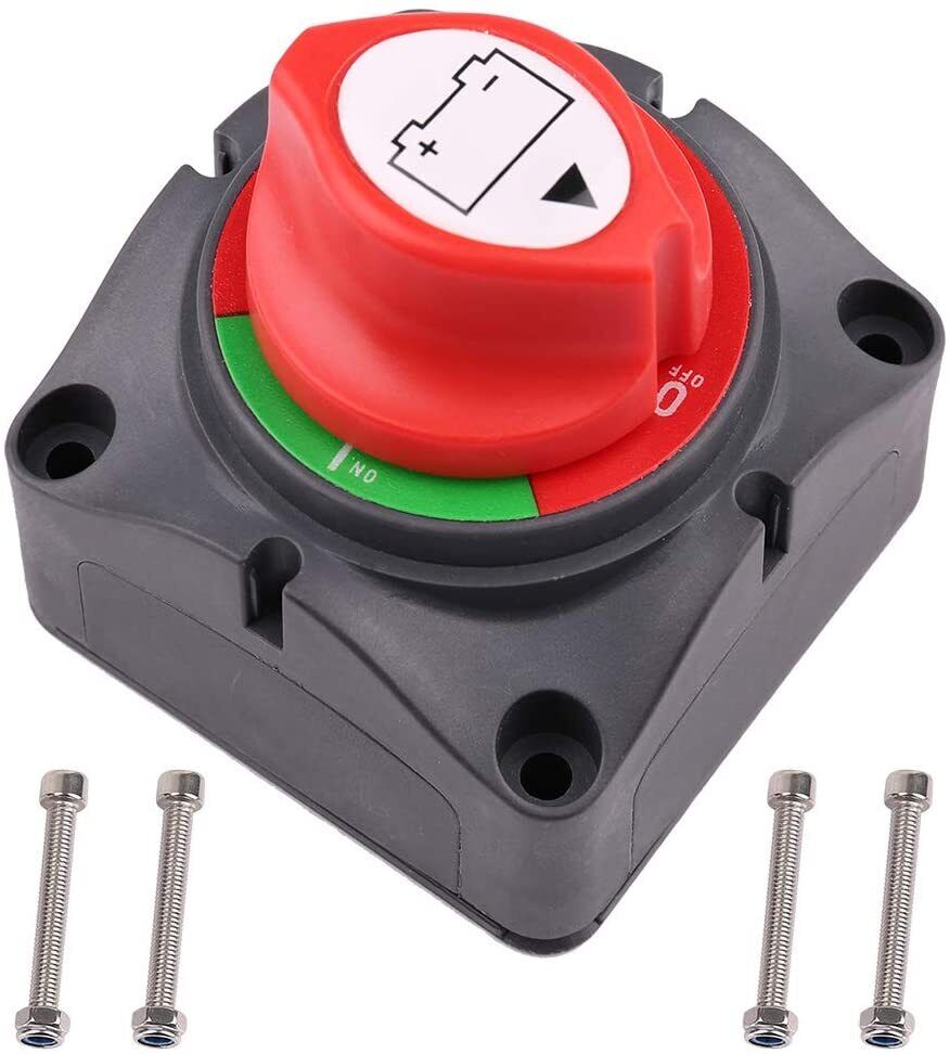 Battery Isolator Rotary Switch Disconnect Selector Cut Off Marine Boat Car Truck