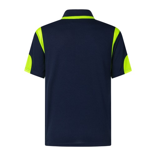 2 3 5 PACK HI VIS POLO SHIRT ARM PANEL PIPING WORK WEAR COOL DRY SHORT SLEEVE - Picture 23 of 24