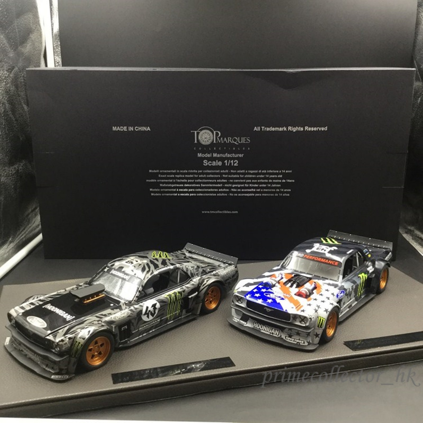 Top Marques 1 18 Ford Mustang 1965 Hoonigan TOPSET001 Top Marques 1 18 Ford Mustang 1965 Hoonigan TOPSET001
