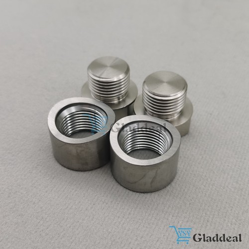 2 Sets O2 OXYGEN SENSOR M18 X 1.5 BUNG & PLUG WIDEBAND WELD ON / IN NUT CAP KIT