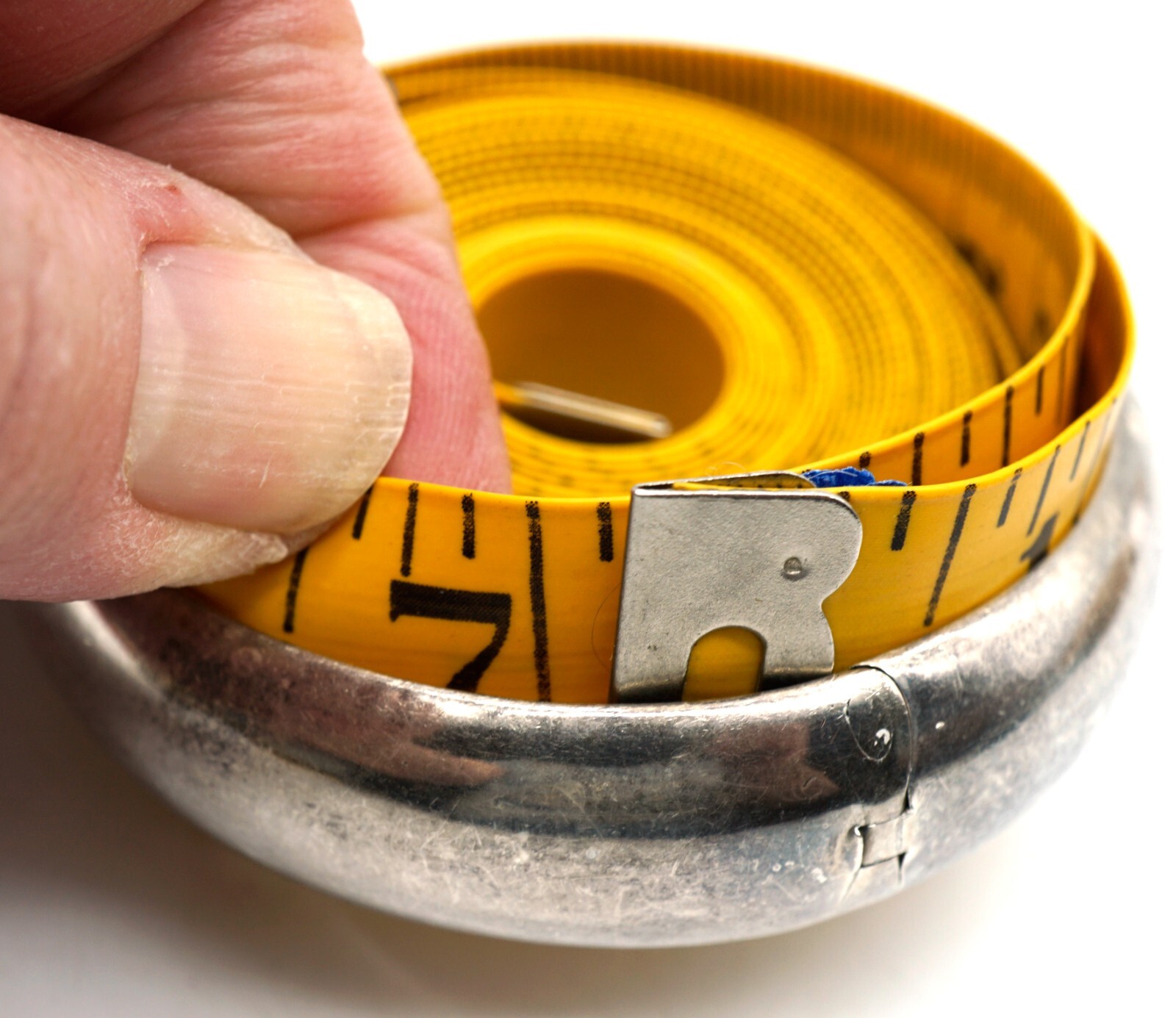 Sterling Silver Hinged Locking Bangle Bracelet We… - image 14