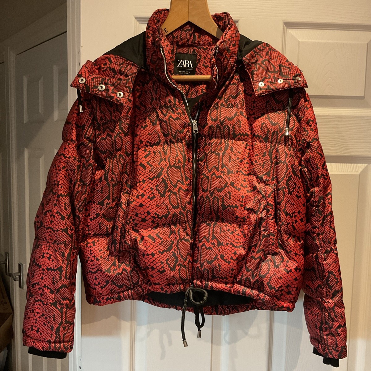Print Puffer Jacket Zara Cheetah Jacket ANIMAL PRINT FAUX FUR
