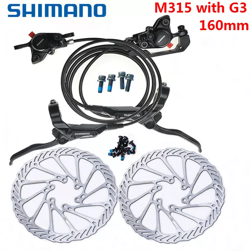 Shimano M315 Hydraulic Disc Brakes Set for MTB New Zealand Ubuy
