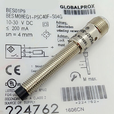 Nuovo Sensore Di Prossimità BALLUFF BES M08EG1-PSC40F-S04G, Originale, Compatto E Pronto All'uso