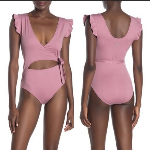 Body Free People Frosted Berry Streamline dettaglio volant taglia small XS #1** - Foto 3 di 4