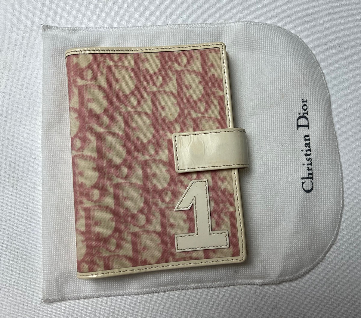 Dior Monogram Trotter Small Ring Agenda Cover Notebook Diary