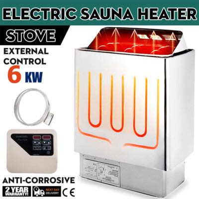 6KW Dry Sauna Heater Stove for Spa Sauna Room with Digital Controller US STORE