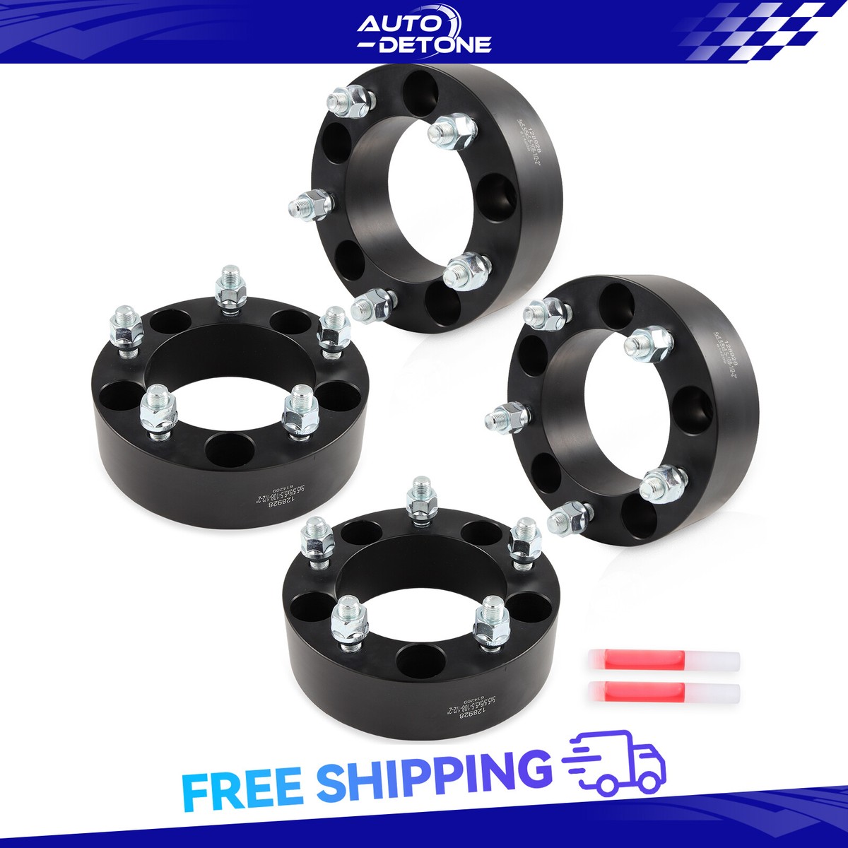 4Pcs 2 5x5.5 to 5x5.5 Wheel Spacers 1/2x20 Studs For Jeep