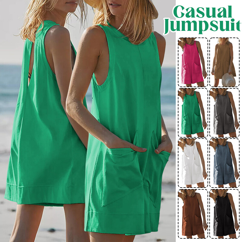 Casual Solid Color Regular Jumpsuits(3 Colors) Casual Solid Color Regular Jumpsuits(3 Colors)