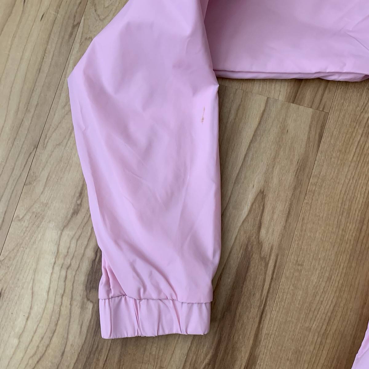 RIPNDIP Jacket Cat Pink Women's Large Zip Pullover Windbreaker
