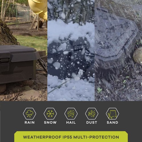 Power Box – Heavy-Duty Outdoor Electrical IP55 Weatherproof Cord Connection Box - Picture 4 of 7