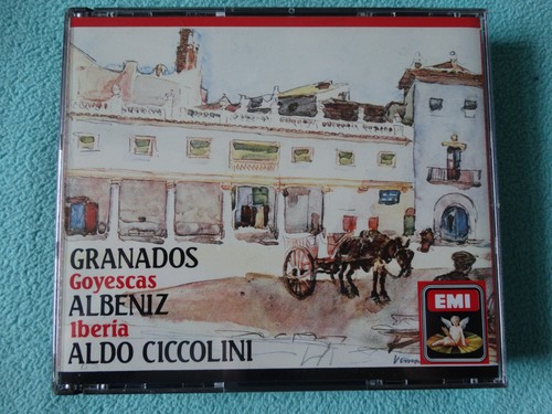 Granados Goyescas Albeniz Iberia Aldo Ciccolini 2 CD Set Classical Music Import