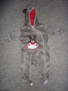 fleece pramsuit boy
