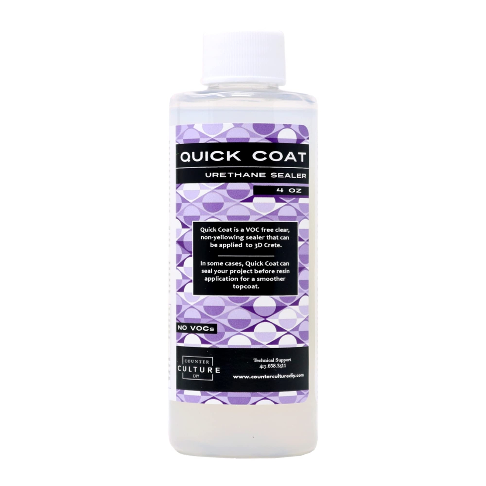 Clear Quick Coat Sealer 4 oz for Resin Art Coating & Casting  