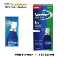 Nicotinell Rapid Relief Mint Spray 150 1mg Pack 1 Expiry 10-2027