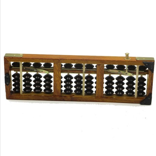 Calcolatrice classica studente antico giapponese Soroban Abacus - Foto 4 di 5