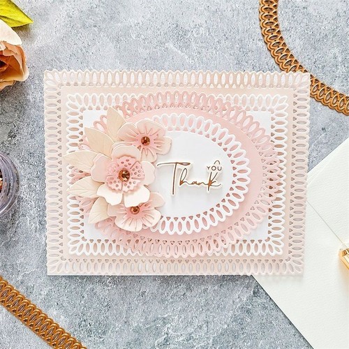 Frase de flores de Navidad placa de lámina caliente troqueles de corte hágalo usted mismo papel en relieve manualidades - Imagen 11 de 84