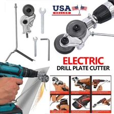 Electric Drill Attachment Metal Plate Shear Cutter Saws Nibbler Precise Tool