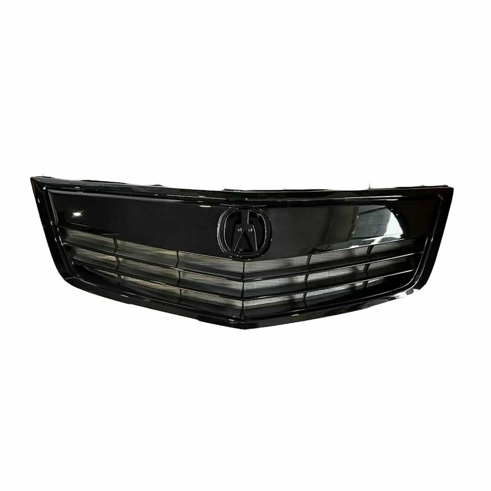Parachoques delantero negro brillante para Acura TSX 2011-2014 montaje rejilla superior Foto 2 de 4